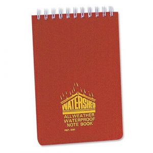 Waterproof Notepad (Red)