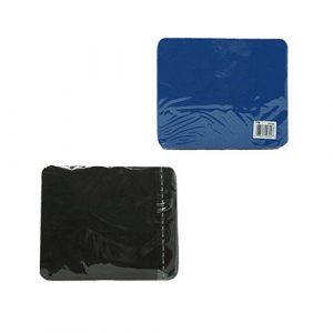 mouse mat blue and black