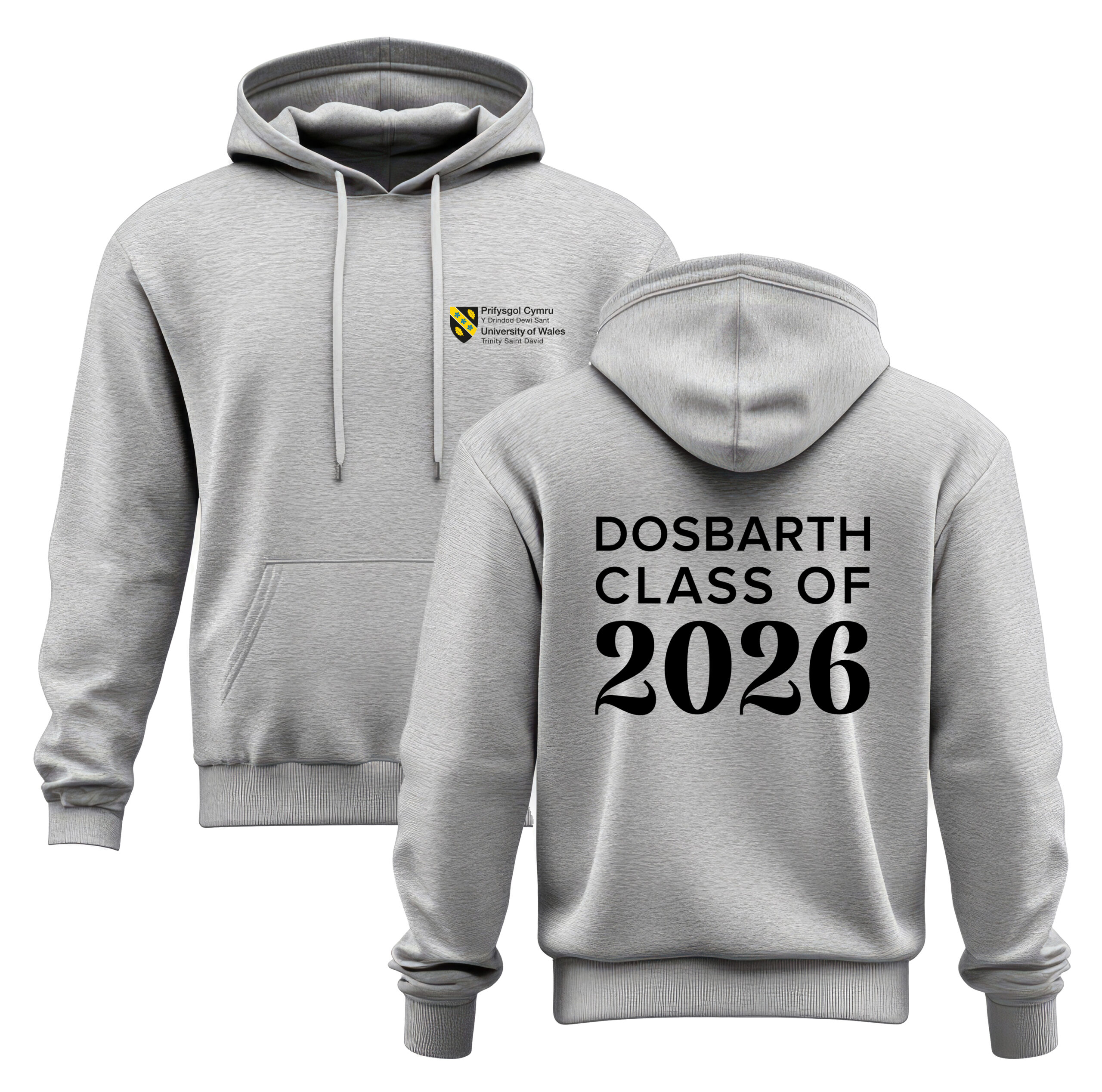 Class 2026 grey hoodie