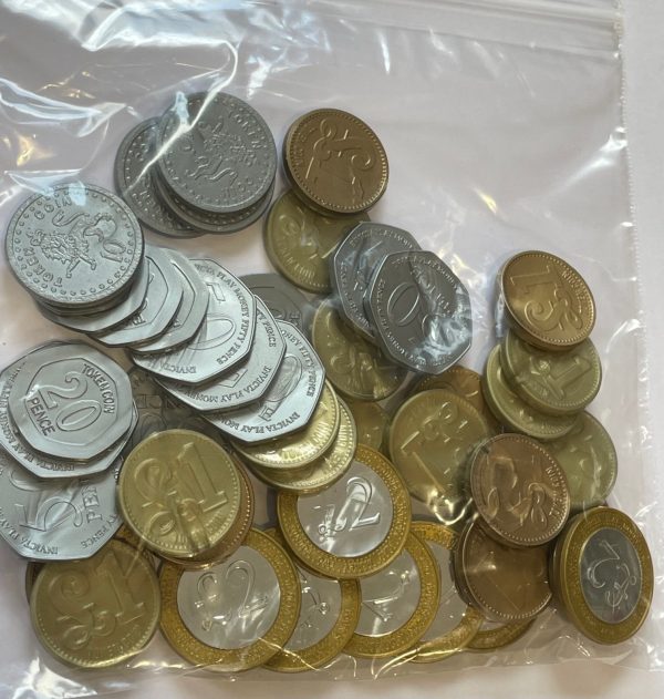 Assorted Plastic Coins - The Shop